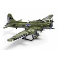 Sluban Model Bricks M38-B1367 Amerikanischer B-17G-Bomber im Maßstab 1:44
